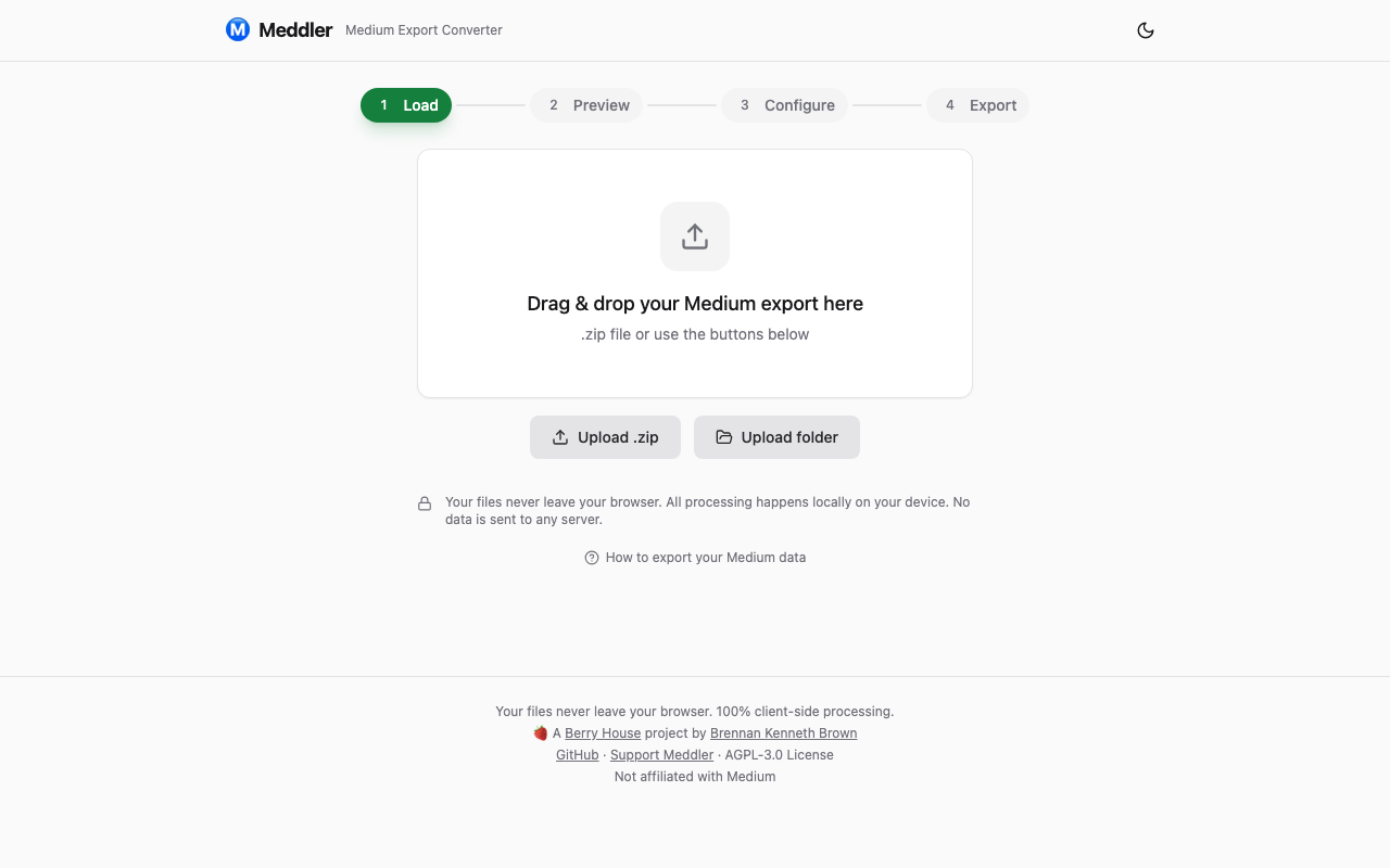 Meddler screenshot